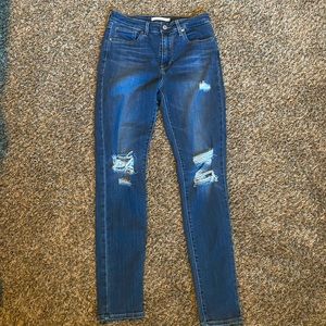 Levi’s Jeans, 721 High Rise Skinny Size 28, medium/dark wash